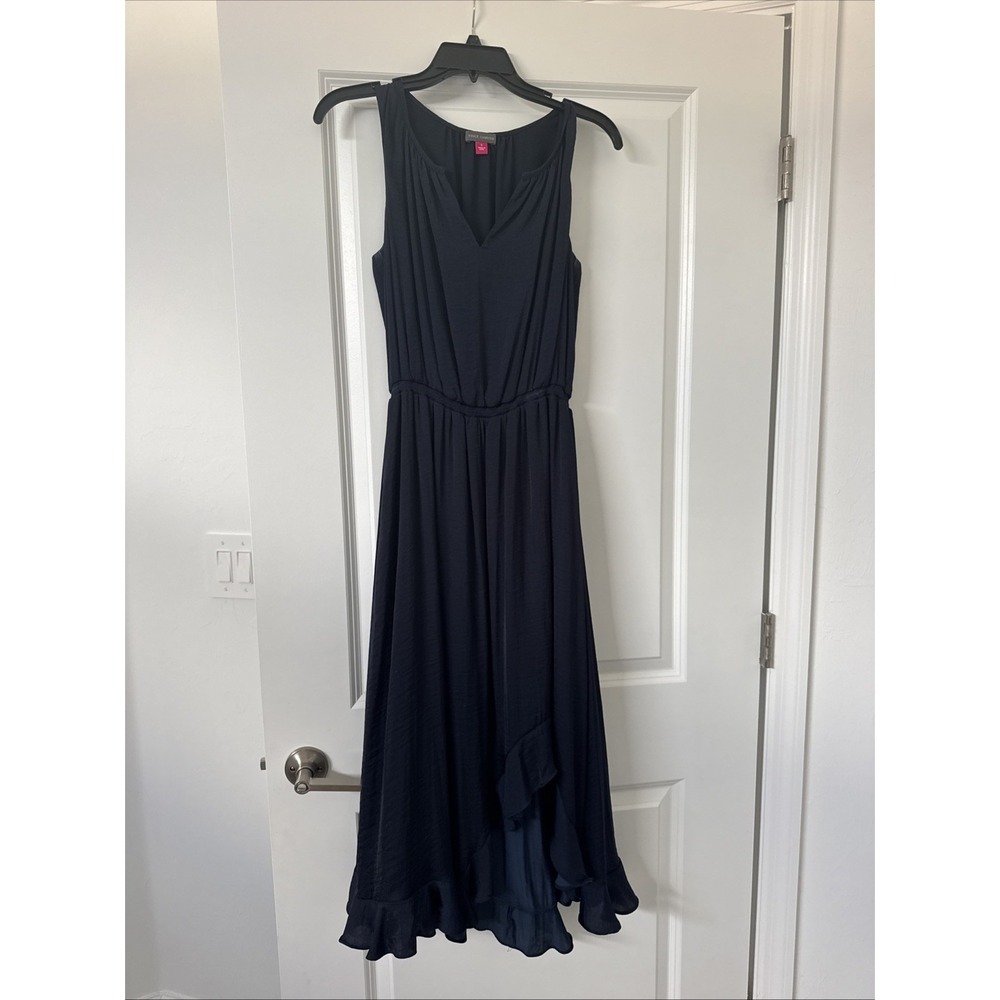 Vince Camuto Long Navy Blue Dress Size Small